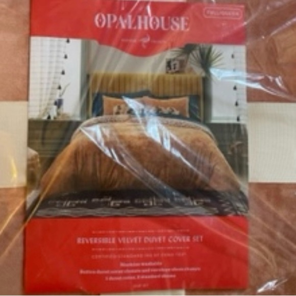 Opalhouse Reversible Velvet Duvet Cover Set​ - Picture 8 of 12